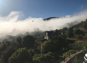 Vista da quinta sobre o vale