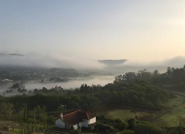 Vista da quinta sobre o vale
