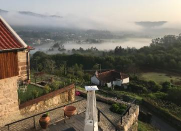 Vista da quinta sobre o vale